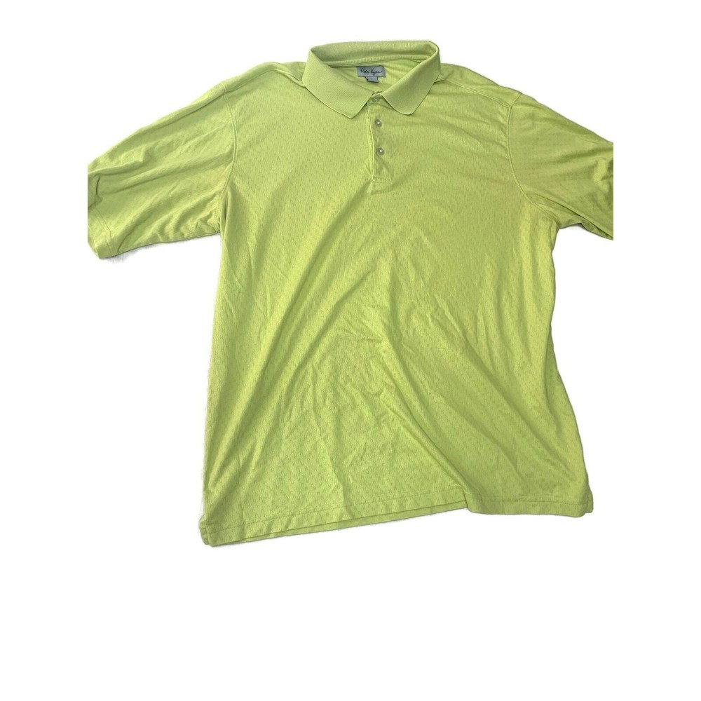 Walter Hagen Lime Yellow Golf Polo Shirt